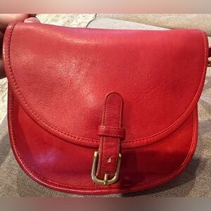 Authentic Vintage 1980’s Coach Collectors NYC Saddle Bag.